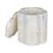 Hello Honey Elegant White Marble Pinch Pot with Lid